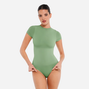 Short Sleeve Bodysuit Spandex Hip Shaping Shapewear