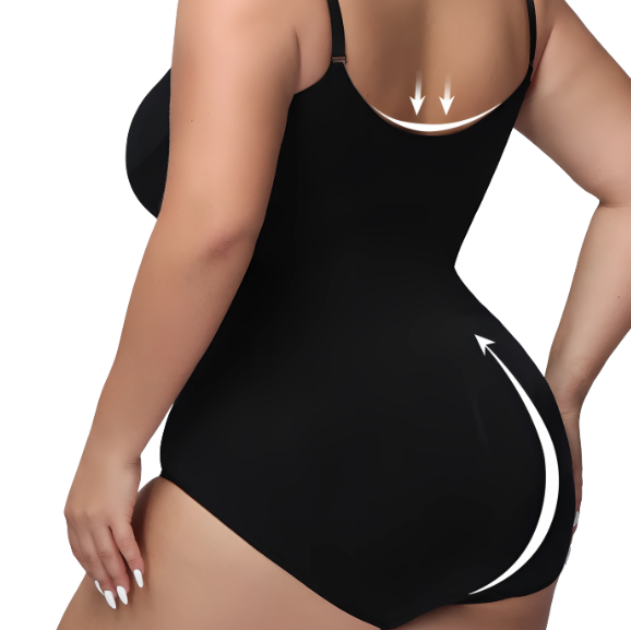 Curve Essence Sleeveless Bodycon Romper Bodysuit Plus Size