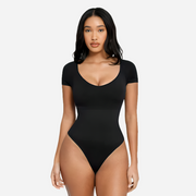 Seamless Bodysuit Light Control Strong Chest Support Shapewear