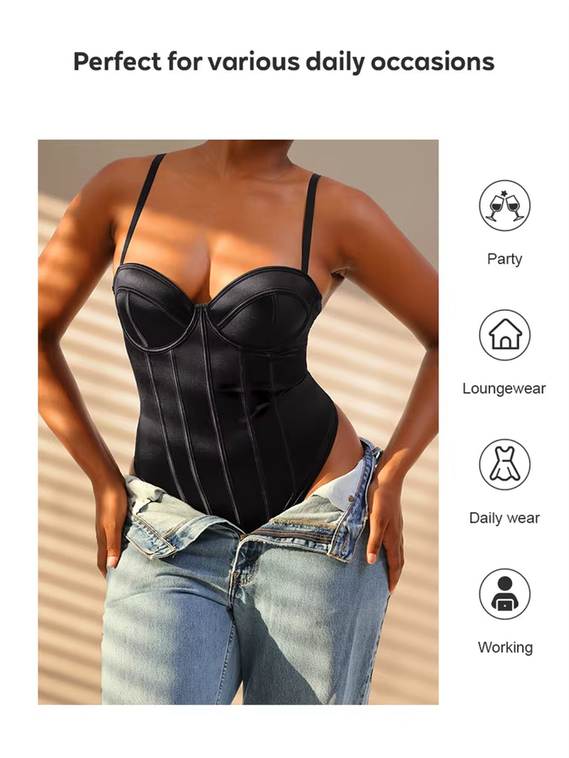 Hexin Spring Weddings Women High Waist Tummy Control Slimming Bodysuit Shapewear Breathable Ultra Thin Summer Slimming Wear