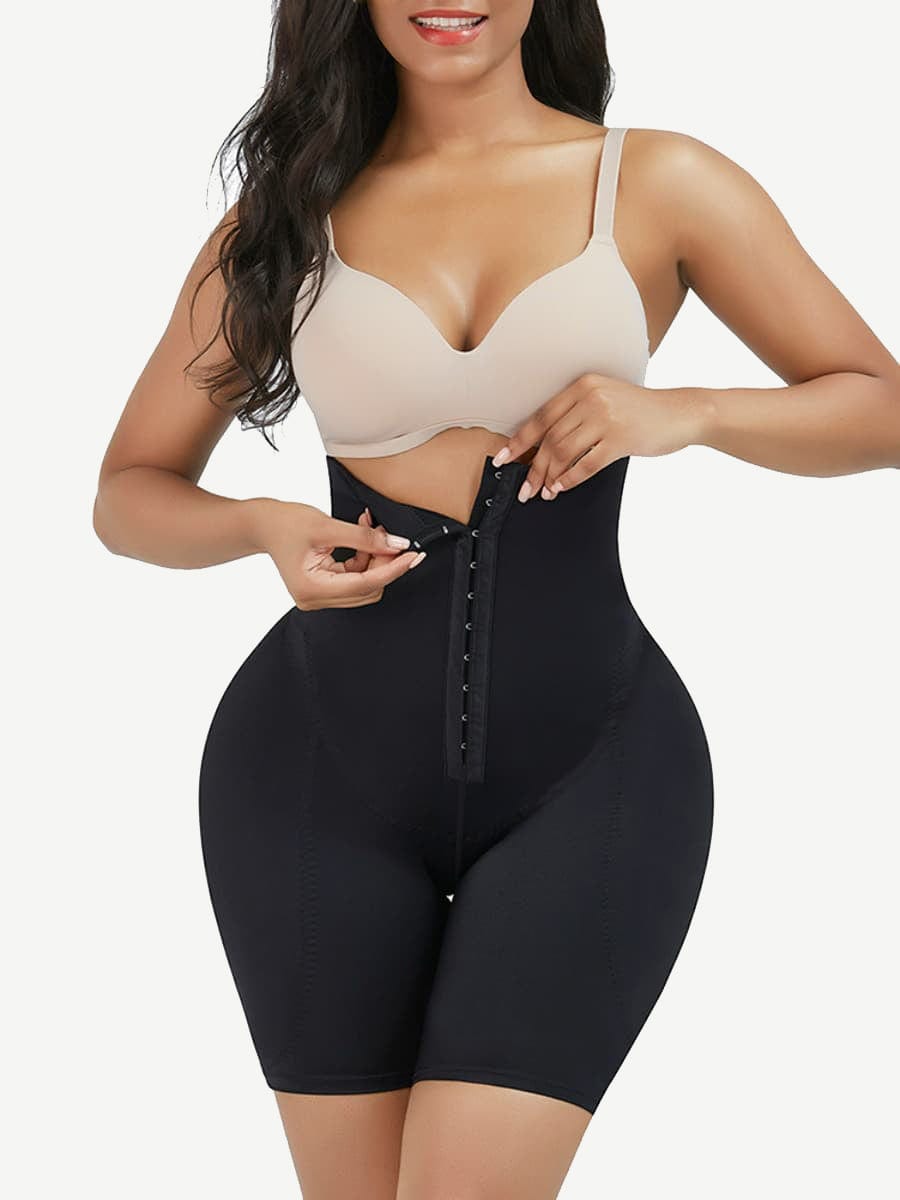 Wholesale High-Waist Tummy Control Shapewear with 2 Removable Hip Pads