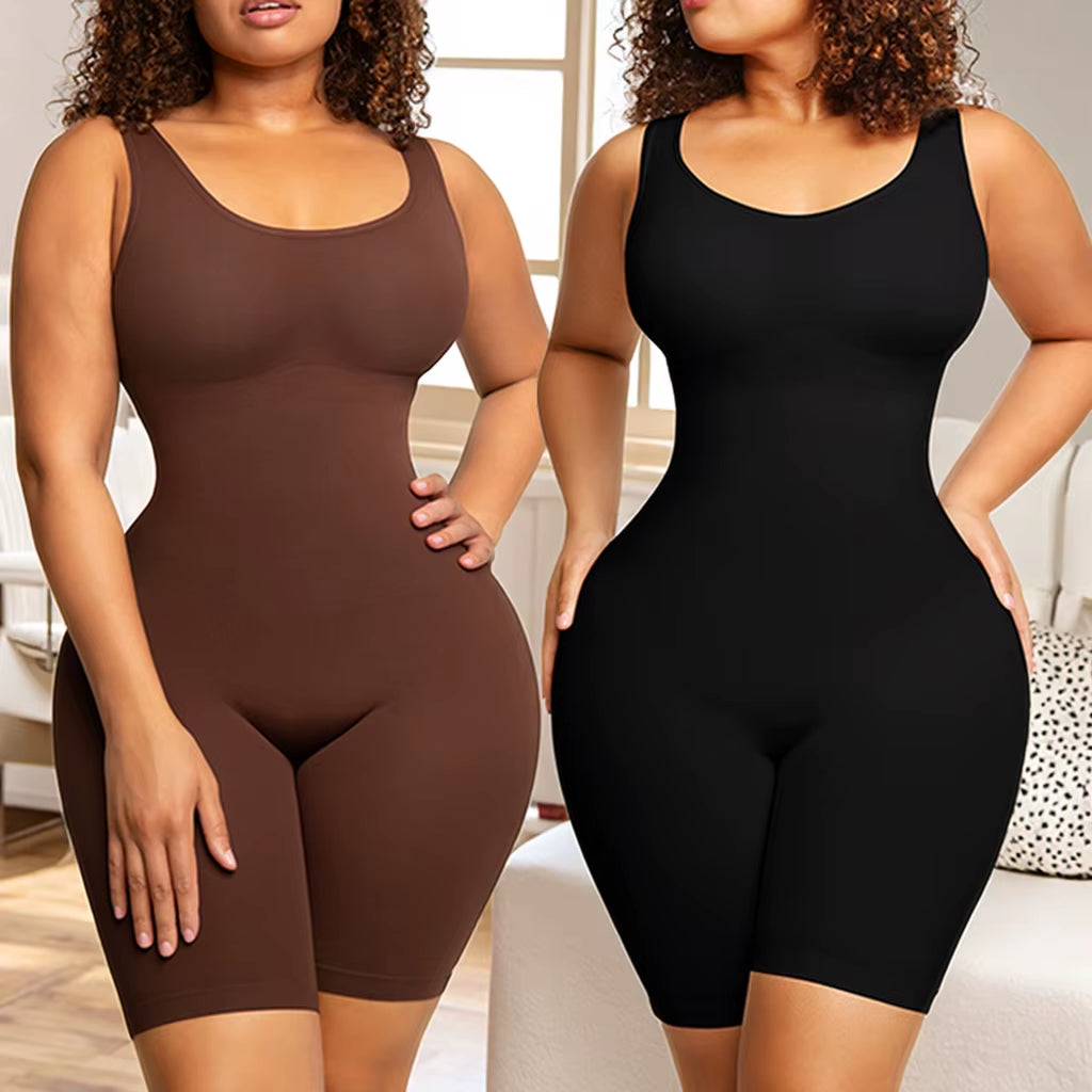 Wholesale High Quality Seamless Full Body Shaper plus Size Shapewear for Women Tummy Control Butt Lifter Bodysuit