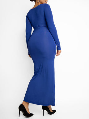 Light Shaping Abdomen Tightening Bulit-in Shapewear Dress