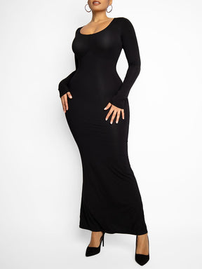Light Shaping Abdomen Tightening Bulit-in Shapewear Dress