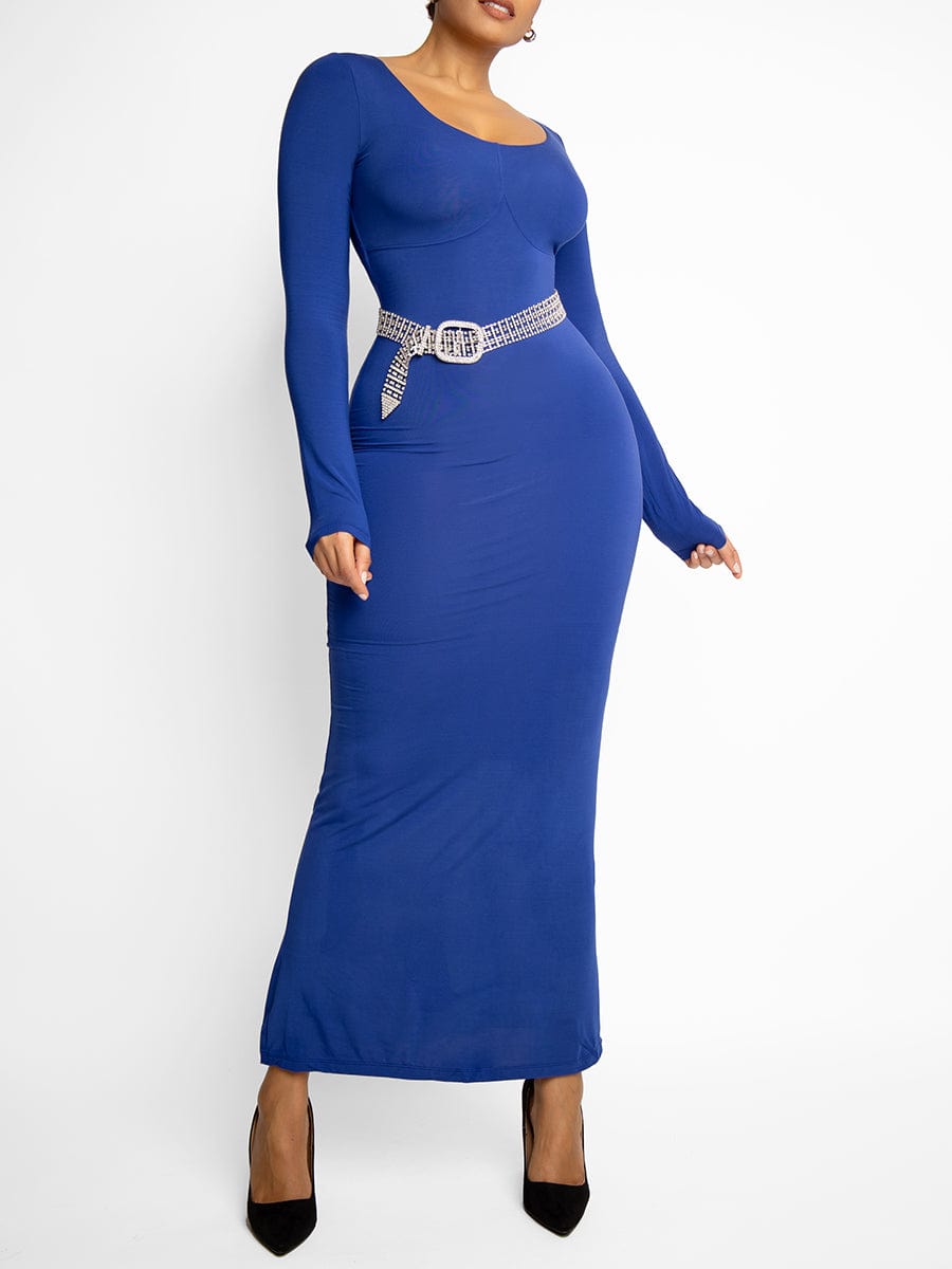 Light Shaping Abdomen Tightening Bulit-in Shapewear Dress