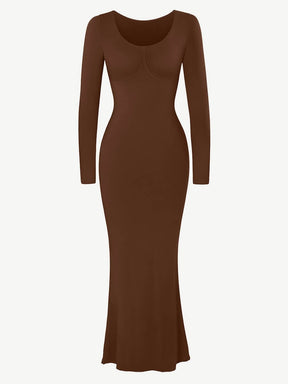 Light Shaping Abdomen Tightening Bulit-in Shapewear Dress