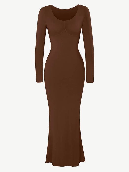 Light Shaping Abdomen Tightening Bulit-in Shapewear Dress