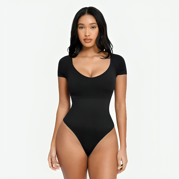 Seamless Bodysuit Light Control Strong Chest Support Shapewear