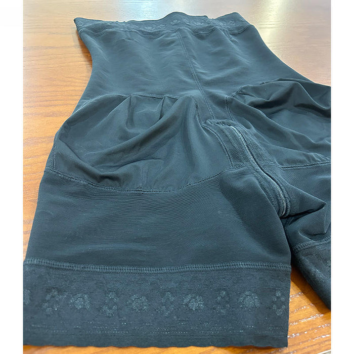 Fajas Colombianas Shapewear Women High Waisted Tummy Control Shorts Butt Lifter Bodysuit Power Panties Shaper on a wooden surface.