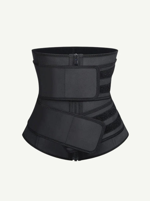 Three Pieces of Segmented Abdominal Binder Latex Tummy Wrap