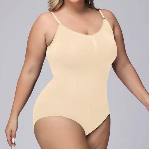 Women'S Seamless Plus-Size Underwear Hip Lift, Belly Tuck, Waist Strap Sexy One-Piece Shapewear