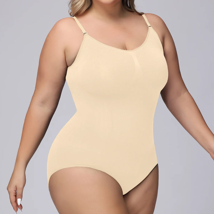 Women'S Seamless Plus-Size Underwear Hip Lift, Belly Tuck, Waist Strap Sexy One-Piece Shapewear