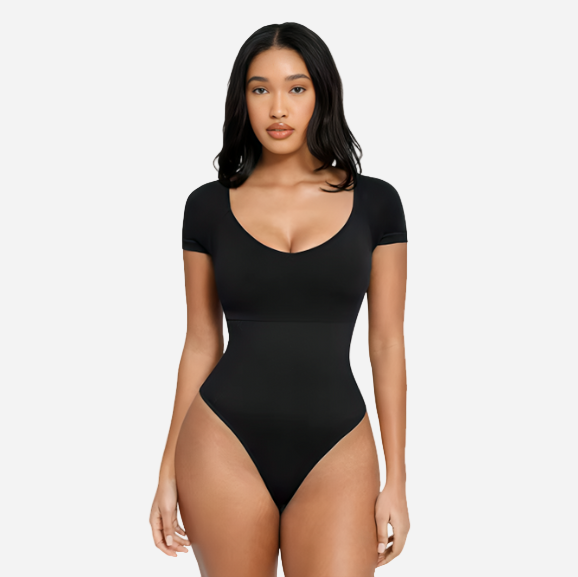 Seamless Bodysuit Light Control Strong Chest Support Shapewear