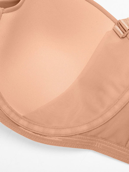 Strapless Non-slip Gathering Bust Support Underwire
