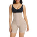 HEXIN Private Label Light Control Body Shaper Breathable Shapewear Bodysuit with Crotchless Design