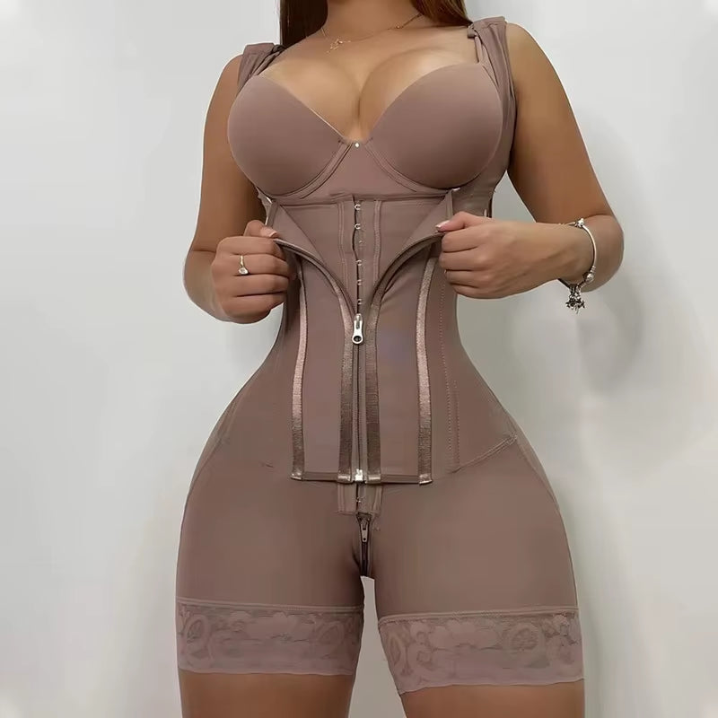 Fajas Colombianas Full Body Shaper Postparto Post Surgery Stage Tummy Control Shapewear Compression Garment