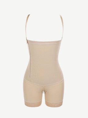 Detachable Straps Side Zip Postoperative Body Shaper