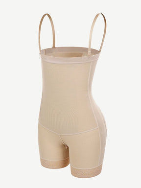 Detachable Straps Side Zip Postoperative Body Shaper