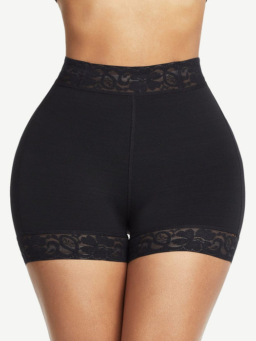 High Waist Lace Butt Enhancer Panty Curve Smoothing