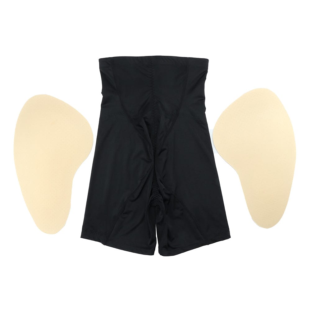 Wholesale High-Waist Tummy Control Shapewear with 2 Removable Hip Pads