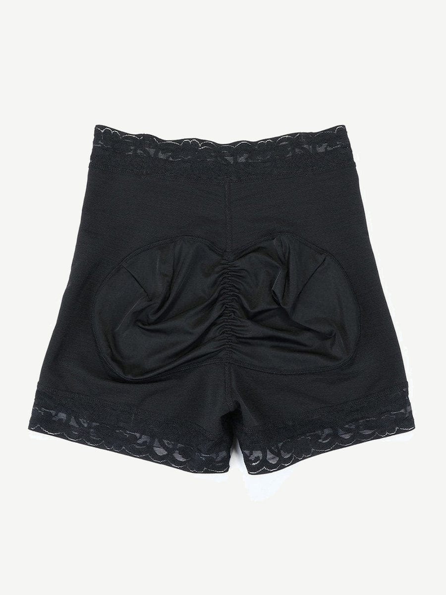 High Waist Lace Butt Enhancer Panty Curve Smoothing