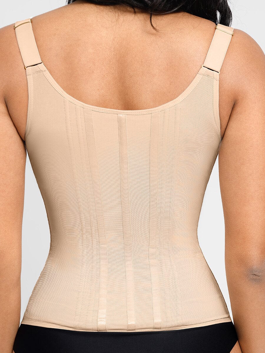 13 Built-in Steel Bone Girdle U-shaped Chest Support Waist Trainer
