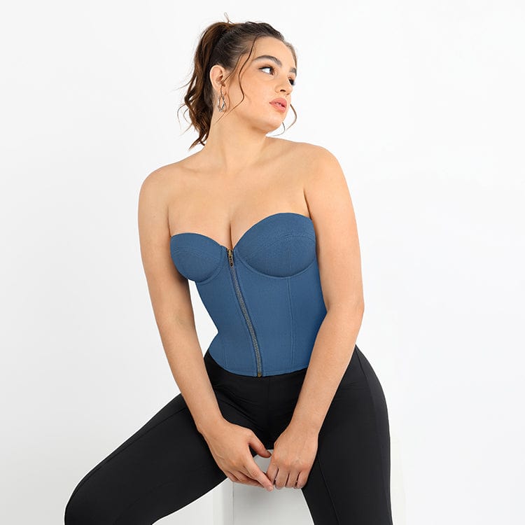 Three Pieces of Segmented Abdominal Binder Latex Tummy Wrap